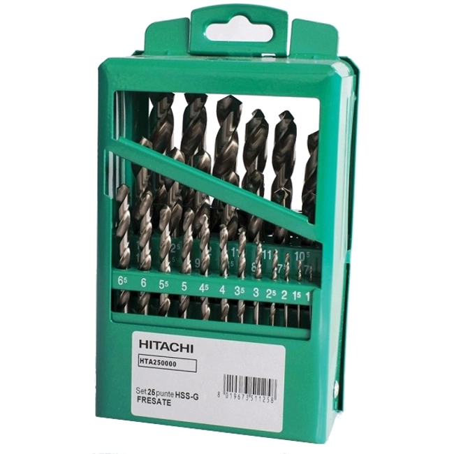 Vendita online Serie punte HSS assortite 25pz. fresate